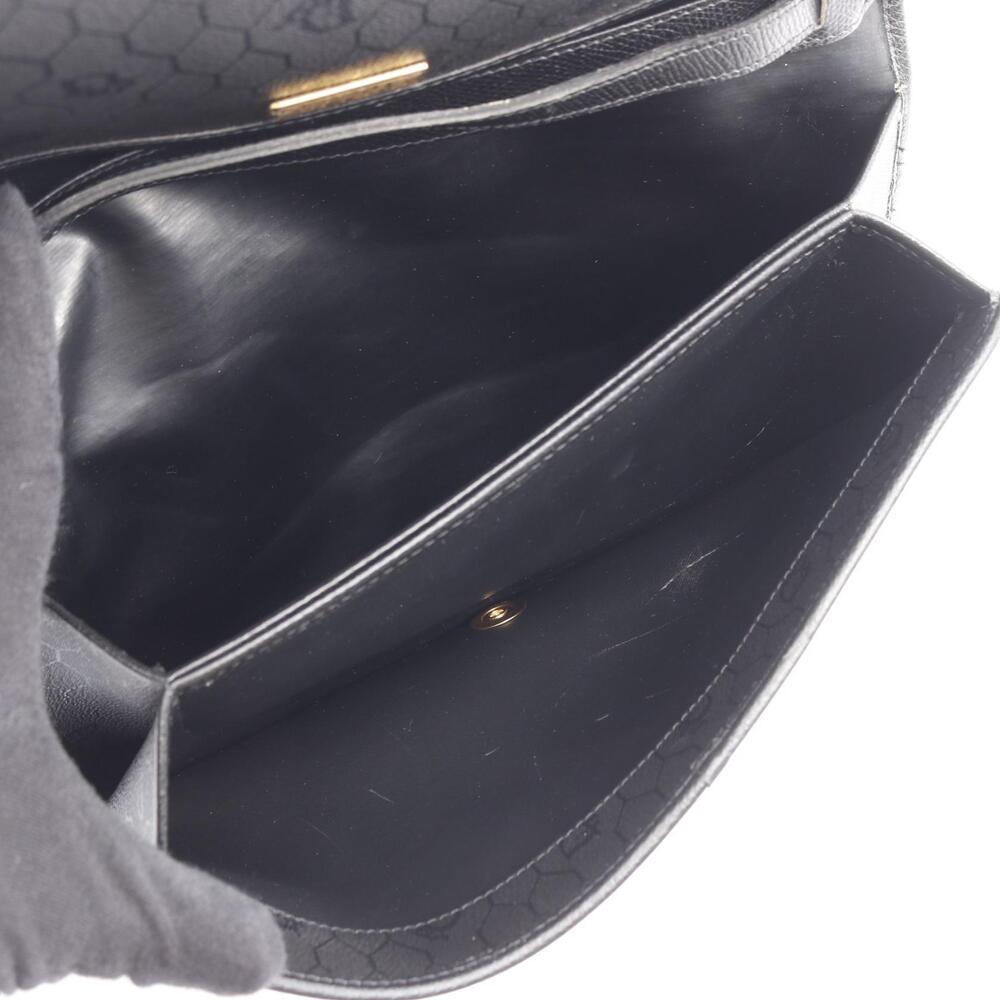 Christian Dior Honeycomb Shoulder Bag Leather Black - Picture 3 of 8